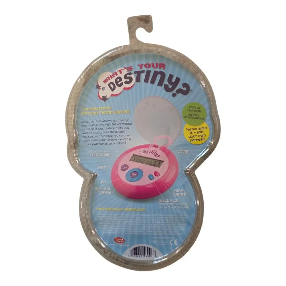 Wild Planet Whats Your Destiny Fortune Telling Electronic Game 2006 Y2K NOS